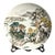 Chinese Ceramic Plate,Qianlong Marked Famille Rose Porcelain Plate Hand Painted Landscape Pattern For Sale