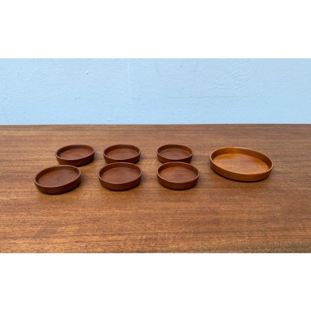Mid-Century Wooden Bowls, 1960s, Set of 7 For Sale - Image 6 of 15