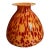 Late 20th Century Italian Tortoiseshell Art Glass Vase For Sale