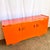 Postmodern 1980s Postmodern Chinoiserie Orange Lacquer Laminate Credenza For Sale - Image 3 of 9