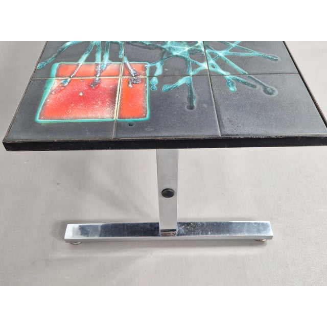 Mid-Century Modern Tiled Coffee Table by J. Belarti, 1970s For Sale - Image 3 of 11