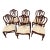 Chairs Dinning Drexel Hepplewhite Heart Back Shield Back Vintage For Sale