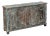 Sideboard/Buffet Made From Antique Indian Teakwood Architectural Elements For Sale