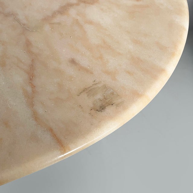 Italian Modern Wall Console in Black and Pink Marble, 1980s For Sale - Image 9 of 18