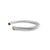 Modern David Yurman Classic Cable 5mm Silver 14k Yellow Gold Onyx Cuff Bangle Bracelet For Sale - Image 3 of 8
