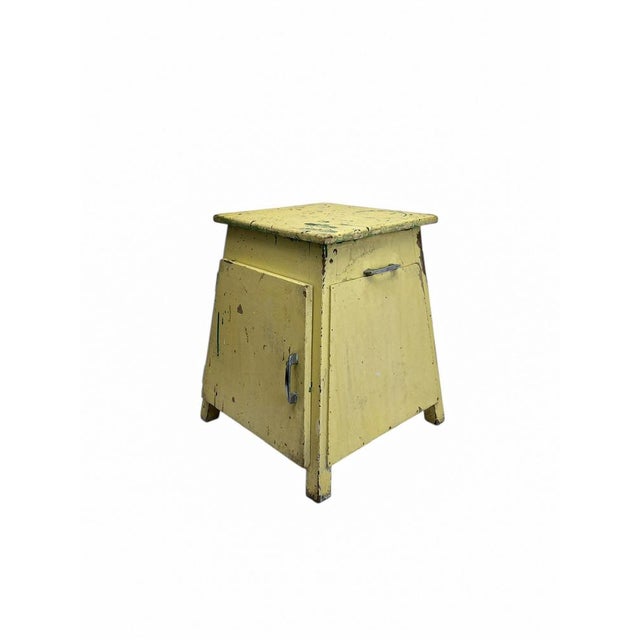 Pine Wood Side Table, 1940s For Sale - Image 10 of 10