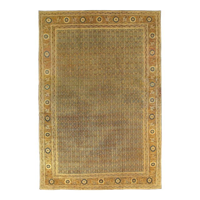 Antique Persian Tabriz Rug For Sale