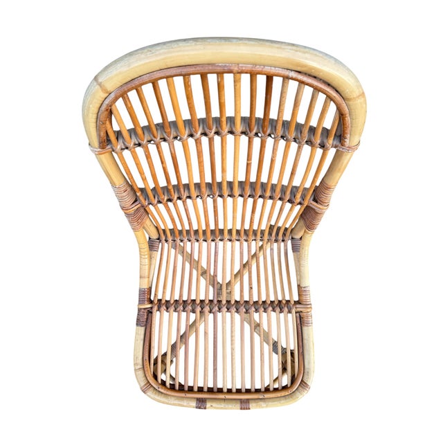 Vintage Rattan Chairs, 1960s, Set of 4 For Sale - Image 10 of 11