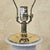 Vintage Ivory Speckled Ceramic Ginger Jar Style Table Lamp With Cream Shade & Wood Base For Sale - Image 9 of 18
