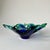 This mid-century Murano glass bowl is attributed to the manufacturer Crystal Clear via an original paper label on the...