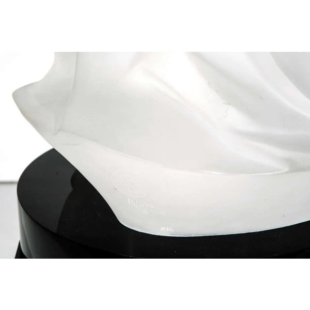 White Madonna De La Pieta Acrylic Sculpture For Sale - Image 8 of 10