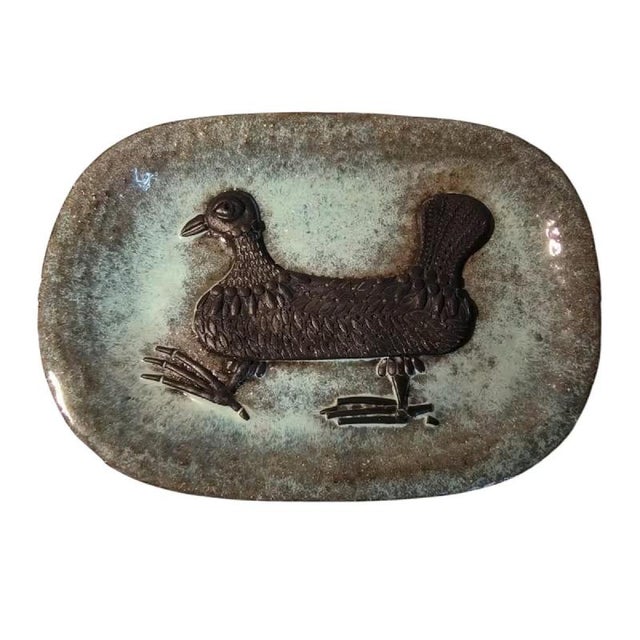 Vintage Ceramic Dish by Marie-Henriette Bataille for Dour, 1970 For Sale - Image 10 of 10