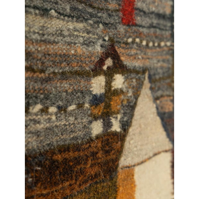 Textile Tapestry by Hanna Czajkowska, 1970s For Sale - Image 7 of 9