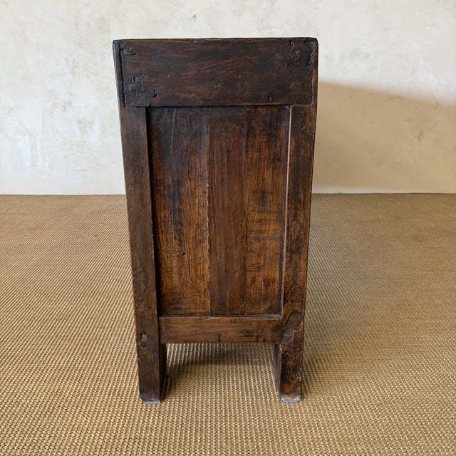 Brown Vintage Fir 6 Drawer Double Door Cabinet c.1920 For Sale - Image 8 of 14