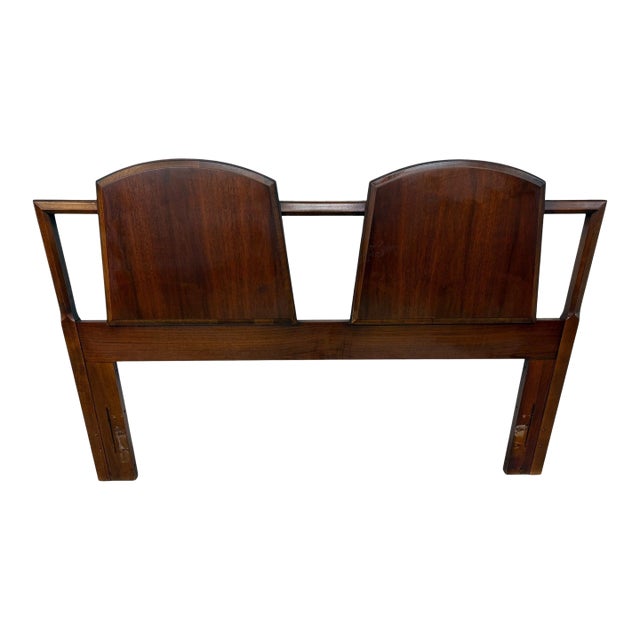 Mid-Century Modern Lane 1st Edition Walnut Full/Queen Walnut Headboard For Sale