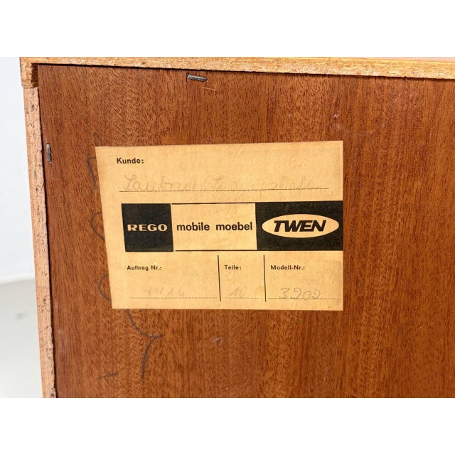Mid-Century Twen Bedside Tables by Günter Renkel for Rego, 1960s For Sale - Image 12 of 13