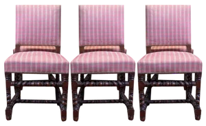 Louis Xiii Style Chairs, Set of 6
