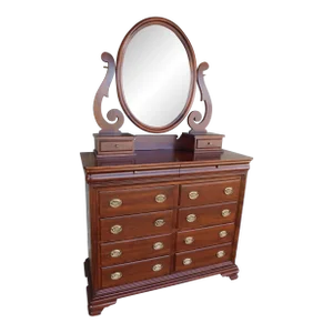 Jamestown Sterling Cherry Dresser & Mirror