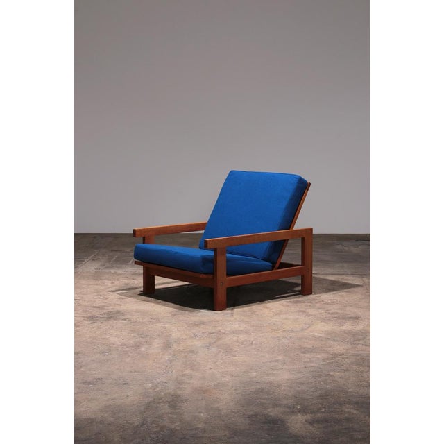 GE421 Getama Oak Armchair with Adjustable Backrest by Hans J. Wegner for Getama, 1970s For Sale - Image 16 of 18