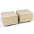 Pair of Travertine Modernist Side Tables For Sale - Image 4 of 7