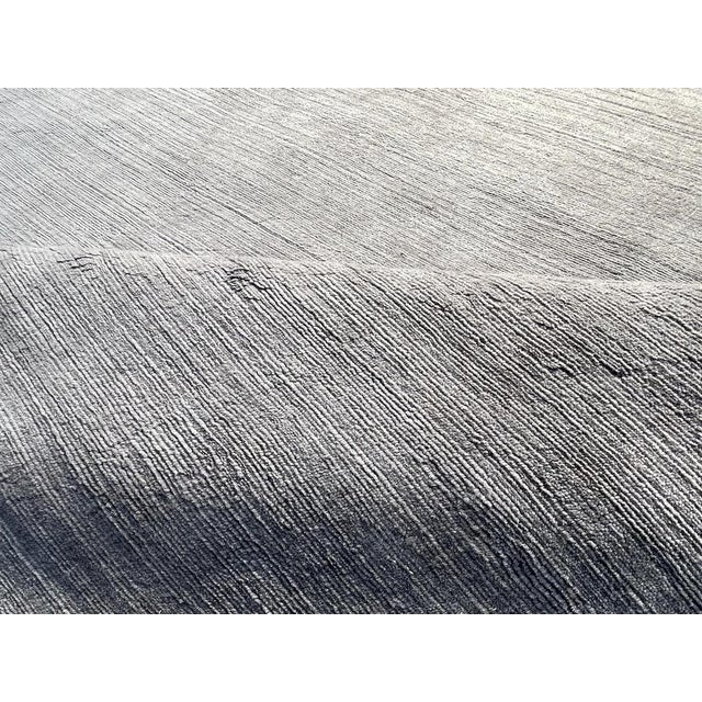 Modern Handmade Wool Pile Modern Design Rug. 9' X 12' For Sale - Image 3 of 4