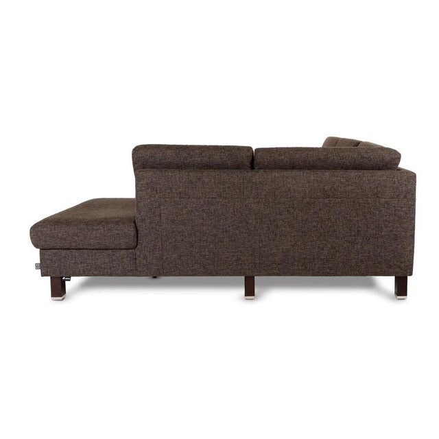 Vario Fabric Corner Brown Sofa from Ewald Schillig For Sale - Image 10 of 11