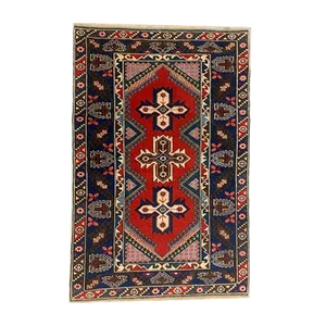 Vintage Turkish Vegetable Dye Tribal Rug