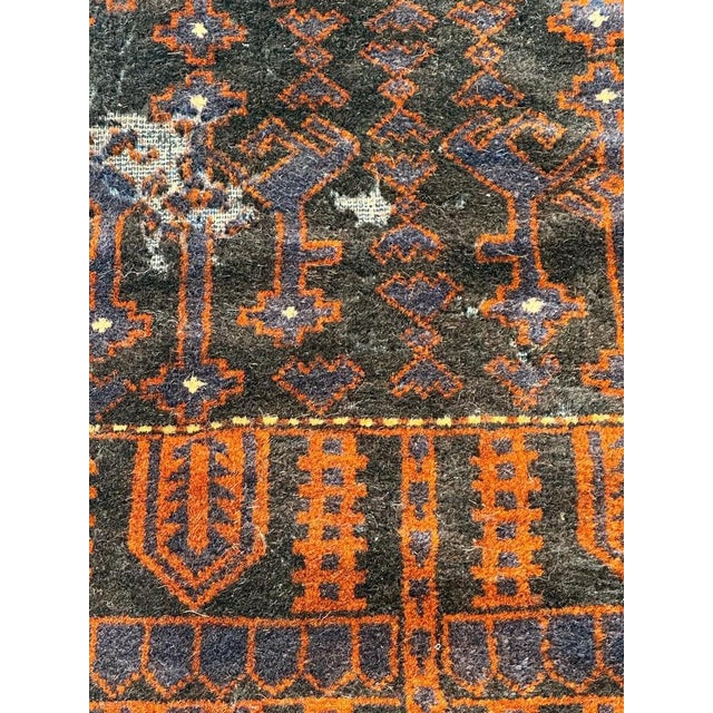 Textile Vintage Tribal Baluch Rug from Bobyrugs, 1940s For Sale - Image 7 of 14