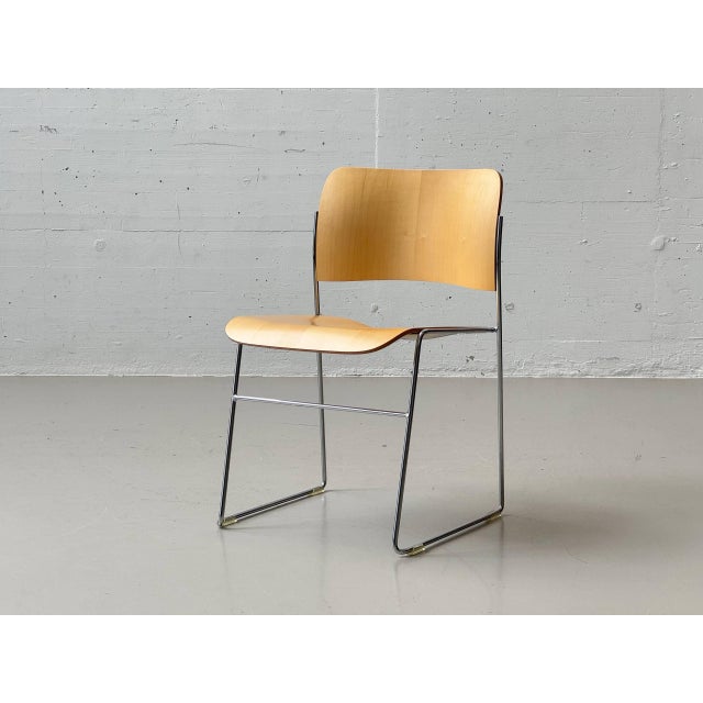 Wood Model 40/4 Chair by David Rowland for Howe, Denmark, 1980s For Sale - Image 7 of 18