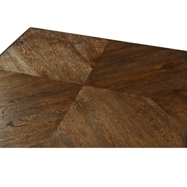 Dark Oak Rustic End Tables - a Pair For Sale In Greensboro - Image 6 of 6