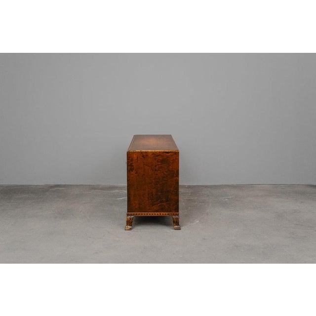 Art Deco Sideboard in Birch For Sale - Image 5 of 18