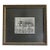 Vintage Palladium Black and White Print Still Life Framed 8 X 9" For Sale