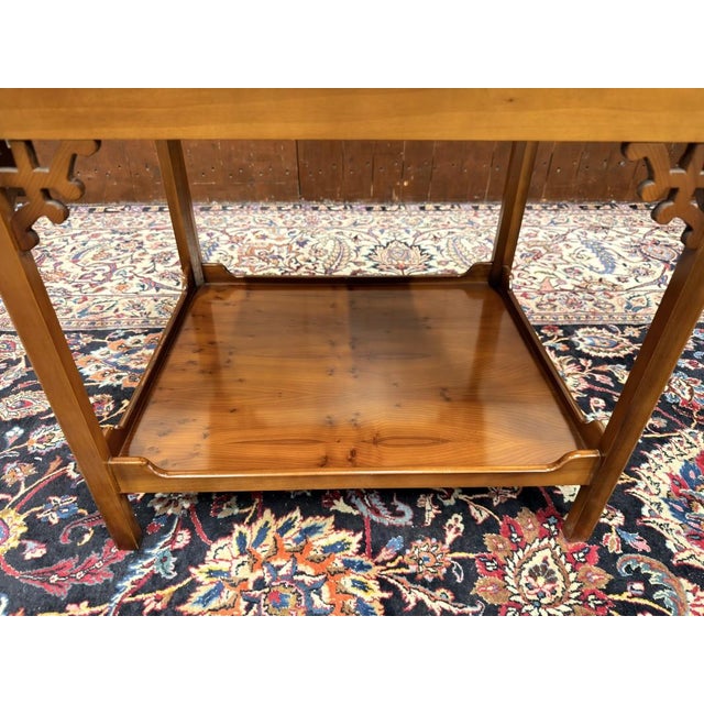 Italian Side Table in Burl For Sale - Image 6 of 9