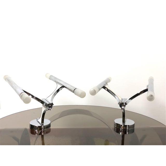 Vintage Wall Lights from Gaetano Sciolari, 1970s, Set of 2 For Sale - Image 10 of 18