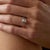 1920s 1920s Art Deco Gia 1.01 Carat Old Mine Diamond Platinum Engagement Ring, Size 5 For Sale - Image 5 of 6