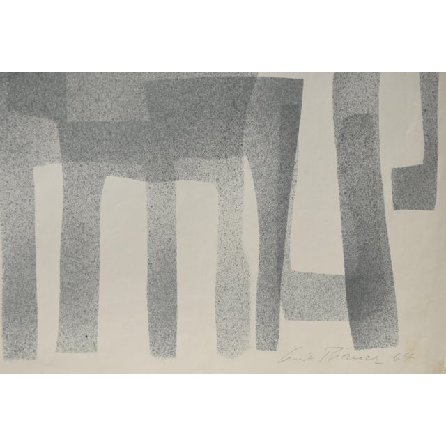 Ernst Bräuer, Composition Grau, 1964, Lithograph For Sale - Image 10 of 13