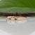 Zambian Emerald Band Ring With Earth-Mined Diamond Accents: Solid 14k Gold, Size 6.75 For Sale - Image 9 of 9
