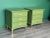 Wood Late 20th Century Pair of Green Nightstand in Mid-Century Modern Style For Sale - Image 7 of 15