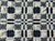 Textile Antique 19th Century Hand Loom Woven Blue and White Coverlet For Sale - Image 7 of 16