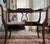 Mid 20th Century Vintage Mahogany Lyre Back Telephone Table With Gossip Bench Seat For Sale - Image 5 of 13