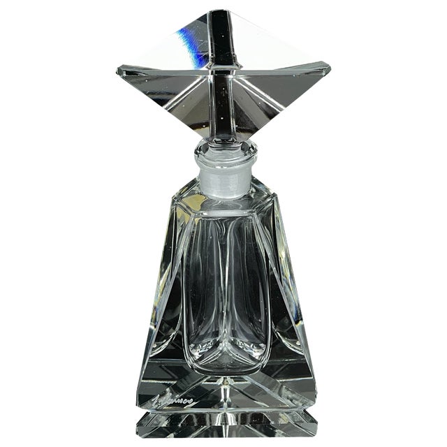 Vintage Crystal Perfume Bottle by Italo Varisco for Varisco, 1960s For Sale