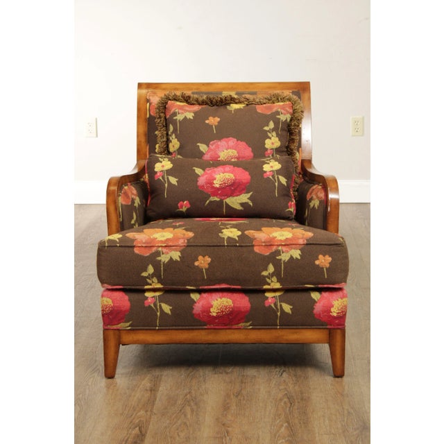 Early 21st Century Wesley Hall Custom Upholstered Lounge Chairs A