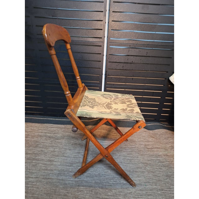 Campaign 19th Century Folding Campaign Chair For Sale - Image 3 of 7