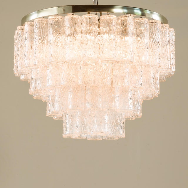 Mid-Century Modern Large Chandelier attributed to Toni Zuccheri for Venini, Italy, 1970s For Sale - Image 3 of 9