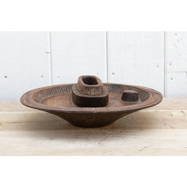 Antique African Carved Sorting Bowl For Sale - Image 12 of 12