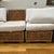 Rowe Rattan With Braided Wicker Trim Sofa For Sale - Image 9 of 9