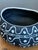 Black Vintage Original Hand Painted Studio Pottery Bowl For Sale - Image 8 of 12