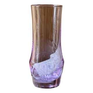 Mid-Century Neodymium Alexandrite Glass Highball Tumblers Set of 6, 1970, Set of 6 For Sale