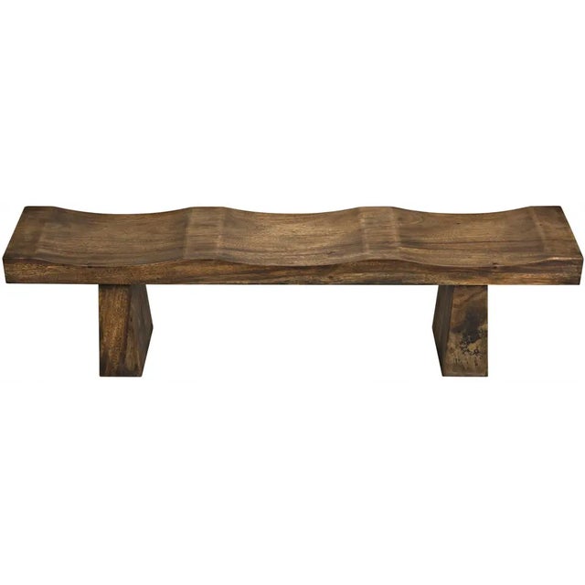 Noir NOIR Shibumi Bench, Munggur Wood For Sale - Image 4 of 5
