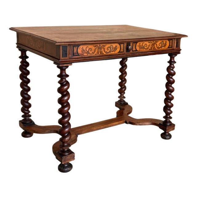 English Charles II Olivewood Oyster Veneer Side Table, circa 1780 For Sale